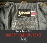 Namaak Schott leren jack – Independence Brothers